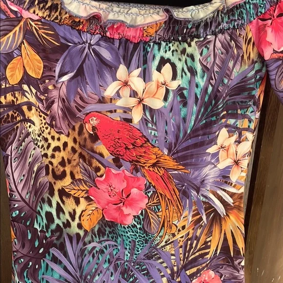 VENUS Tropical Print Women's Top - Picture 2 of 7